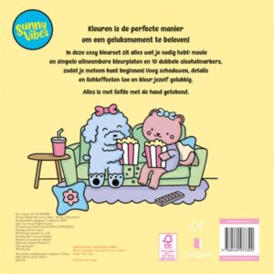 Candy kleurboek met 10 alcoholmarkers – Sunny Vibes