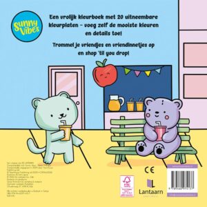 Kleurboek Happy Shopping achterkant