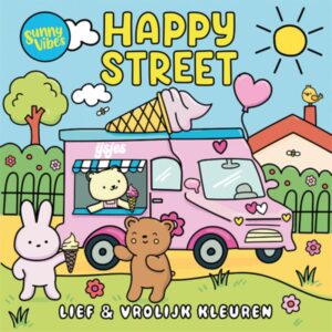 Kleurboek Happy Street – Sunny Vibes